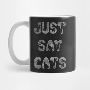 Cat Lovers Cute purr paws meow tees Mug